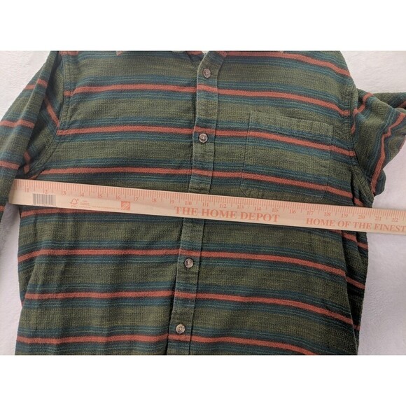 Mountain Khakis Horizontal Striped Mens Medium Long Sleeve Button Up Shirt - Picture 6 of 10